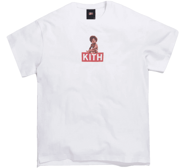 Kith x Biggie Classic Logo Tee - White