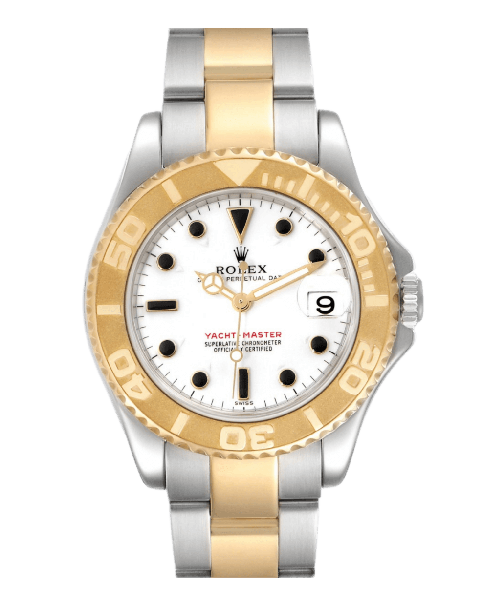 Rolex Yacht-Master White Dial - 35mm, Steel and Yellow Gold (2002)