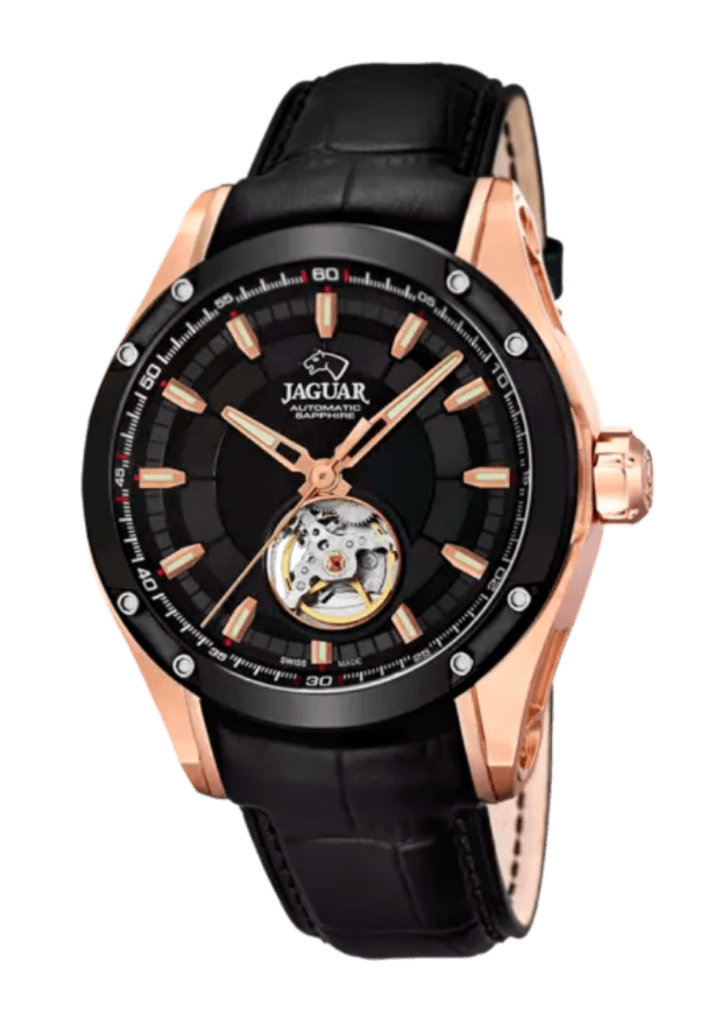Jaguar Ouverture Black Dial - 45mm, Steel
