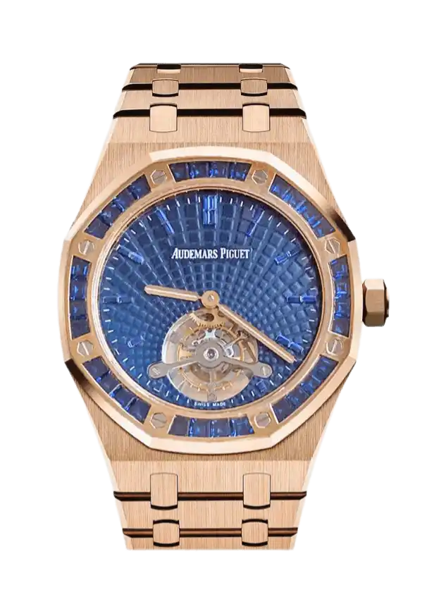 Audemars Piguet Royal Oak Tourbillion Extra Thin Blue Dial - 41mm, Rose Gold (2023)