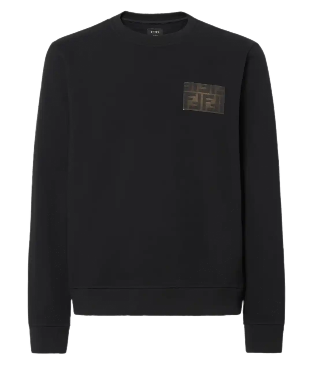 Fendi Timeless FF Eclissi Motif Sweatshirt - Black