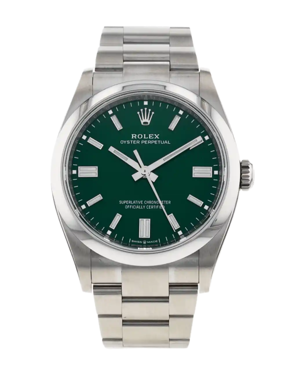 Rolex Oyster Perpetual Green Dial - 36mm, Steel (2023)