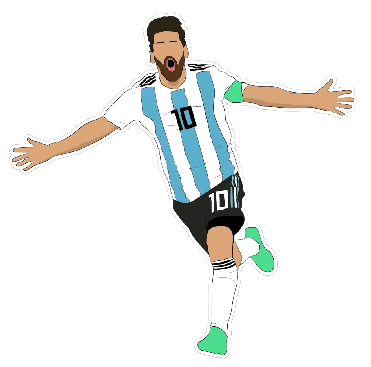 Lionel Messi, Argentina Sticker
