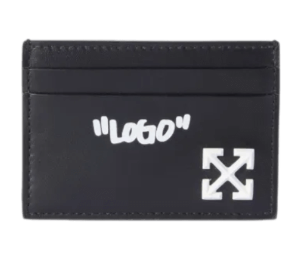 Off-White Black Jitney Quote Card Case - Black