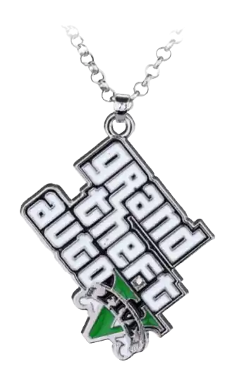Classic GTA Necklace GTA V Logo White