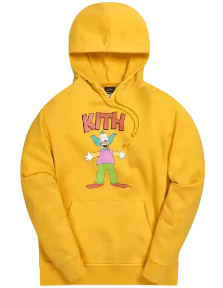 Kith x The Simpsons Krusty Hoodie - Yellow