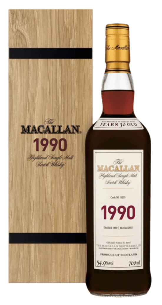Macallan Fine & Rare Single Cask 11233 Whisky (1990)