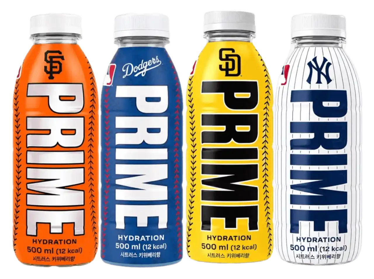PRIME Hydration MLB Korea Bundle 4x 500ml