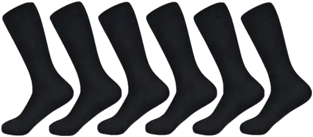 Generic Black Socks x6