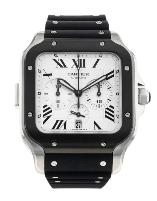 Cartier Santos De Cartier Silver Dial - 43mm, Steel (2023)
