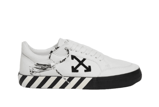 Off-White Low Vulcanized Sneakers - White/Black