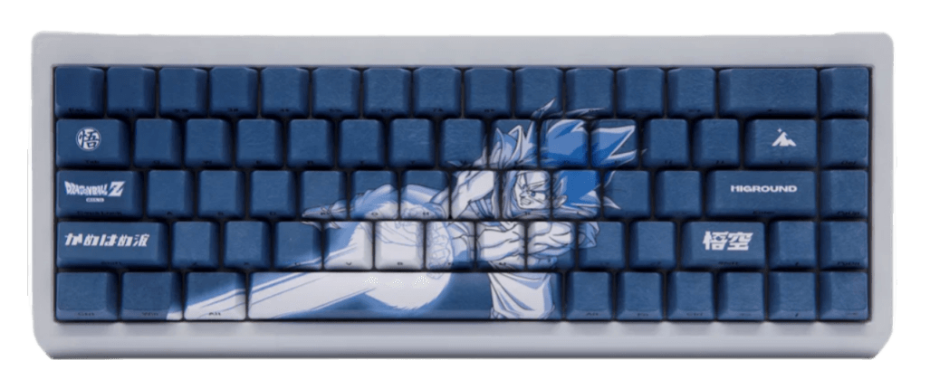 Higround x Dragon Ball Z Goku Summit Keyboard - Blue/White