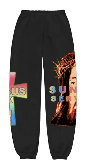 Kanye West AWGE for JIK Cross II Sweatpants - Black