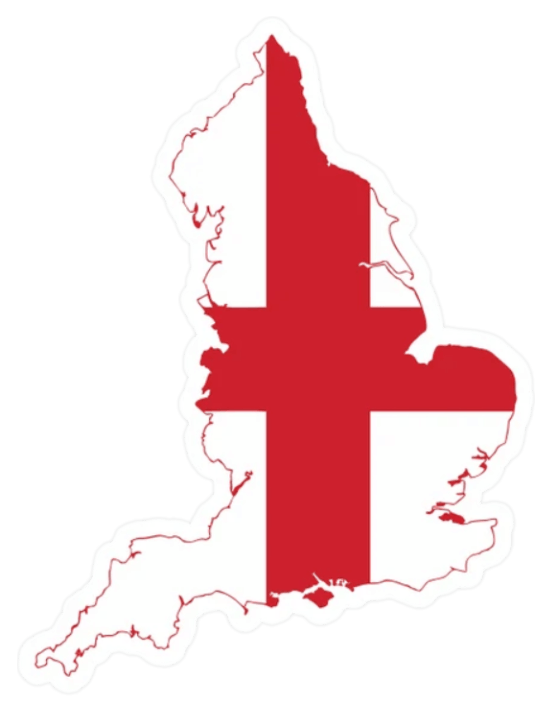 England Flag Sticker
