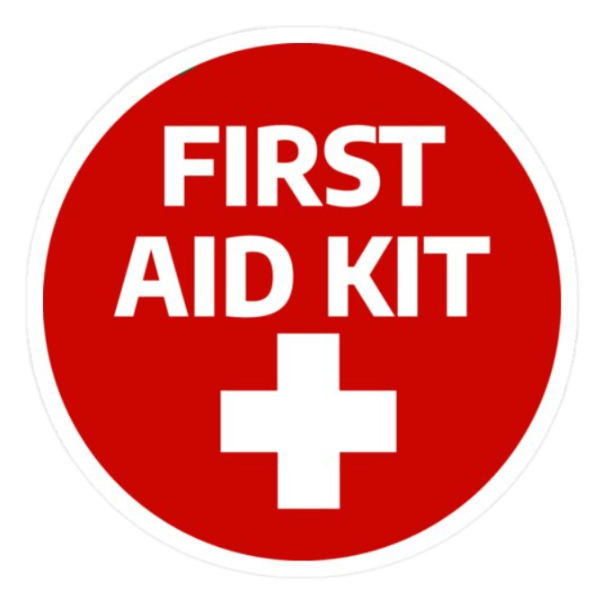 First Aid Kit Sticker