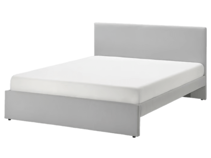 GLADSTAD Bed Frame - Light Gray