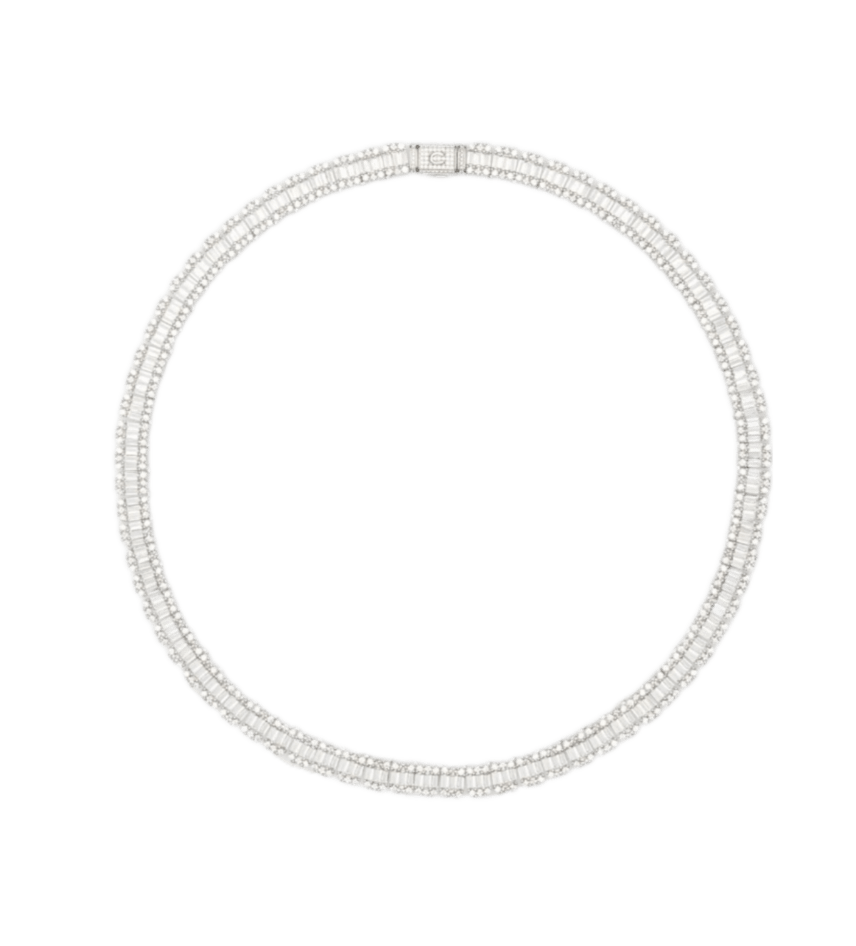 Cernucci Iced Baguette Tennis Chain - 18"