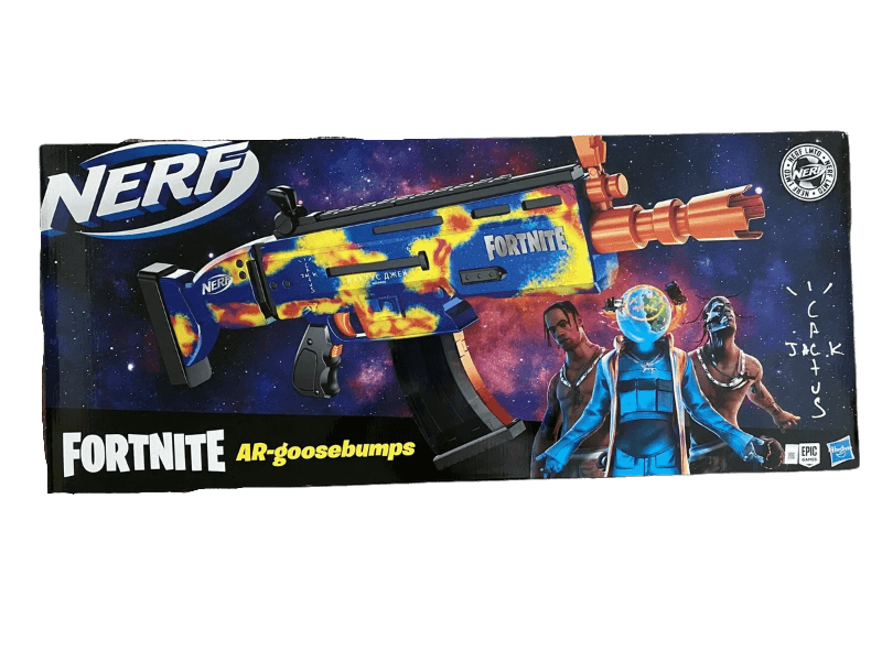 Travis Scott Cactus Jack Fortnite AR-Goosebumps Nerf Elite Dart Blaster