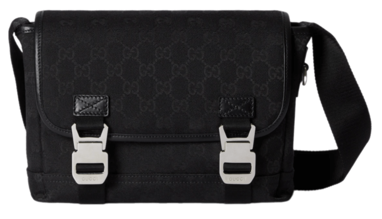 Gucci GG Canvas Small Crossbody Bag - Black
