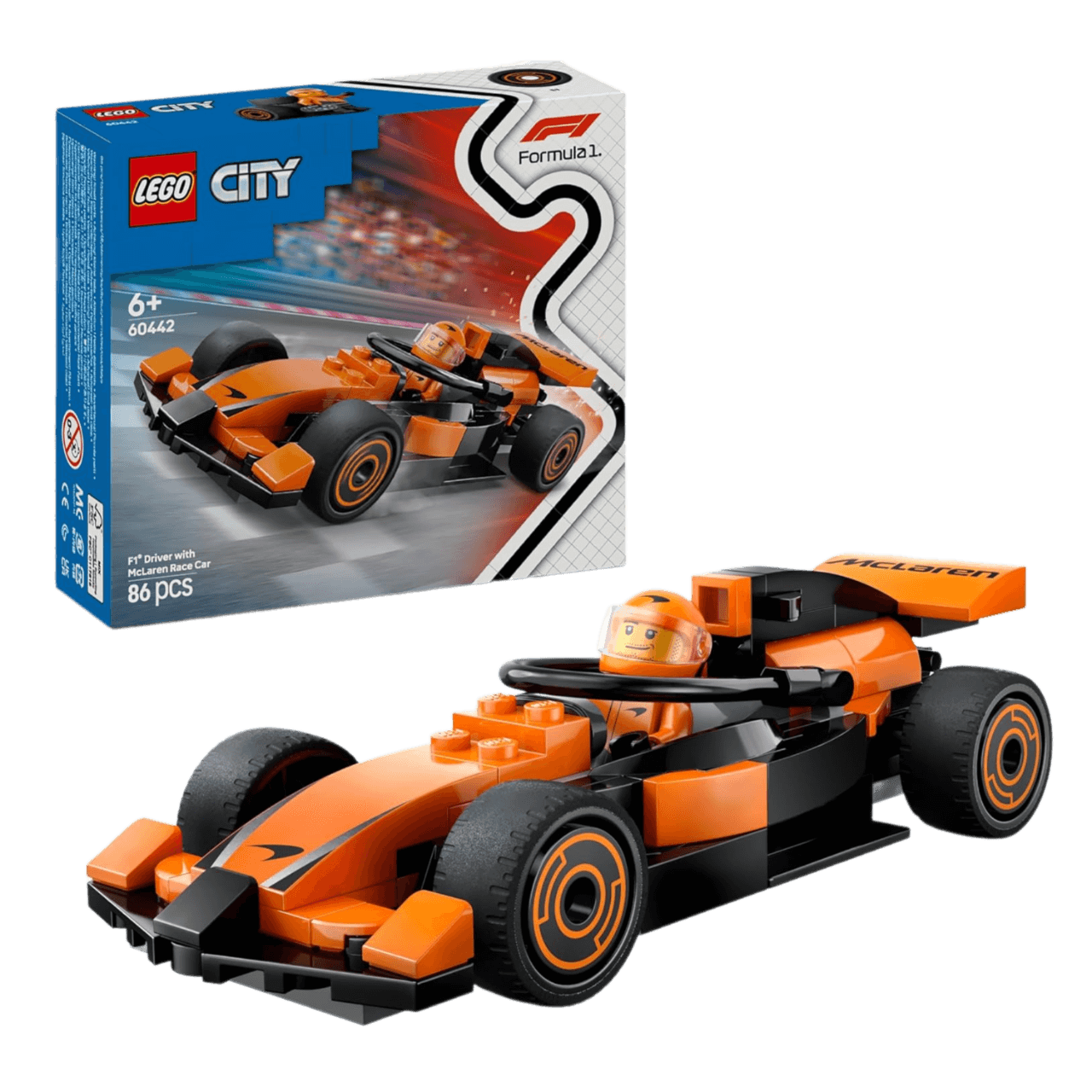 LEGO City F1 Driver with McLaren Race Car