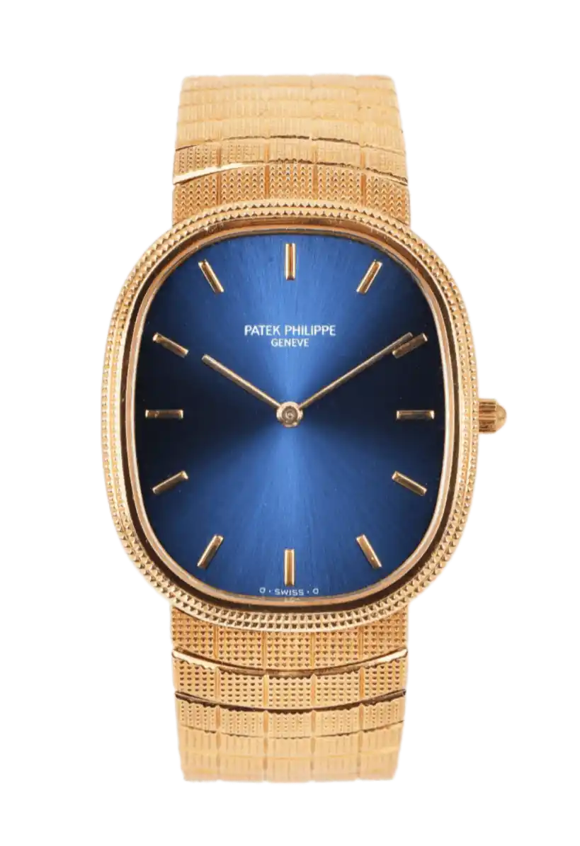 Patek Philippe Jumbo Blue Dial - 31mm, 18K Gold (1970)