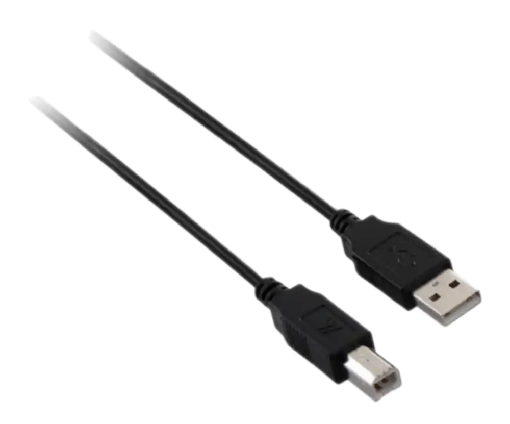 HP V7 Black USB Cable USB 2.0 A Male to USB 2.0 B Male 5m