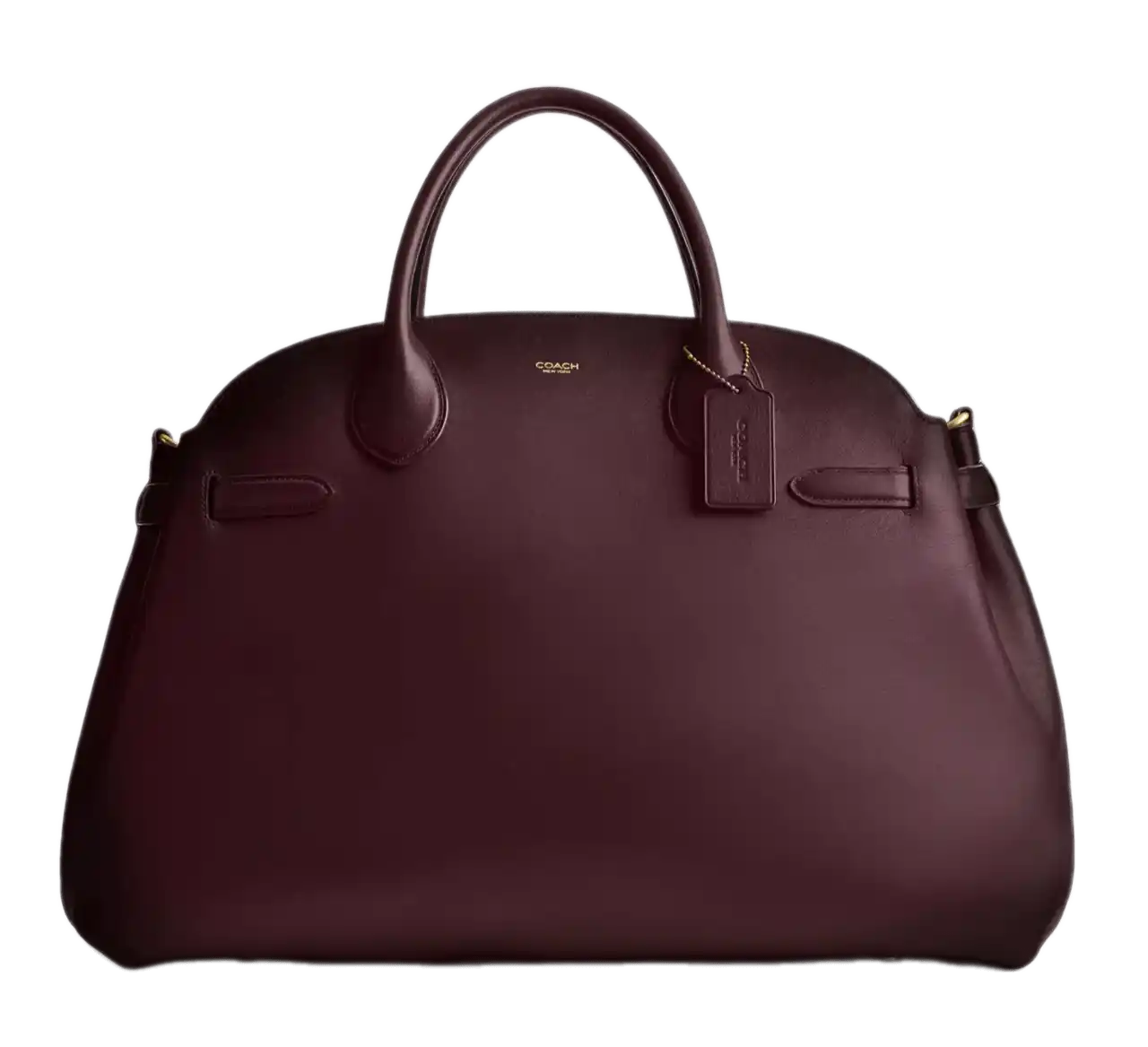 Coach Soft Empire Carryall Bag 48 - Brass/Merlot