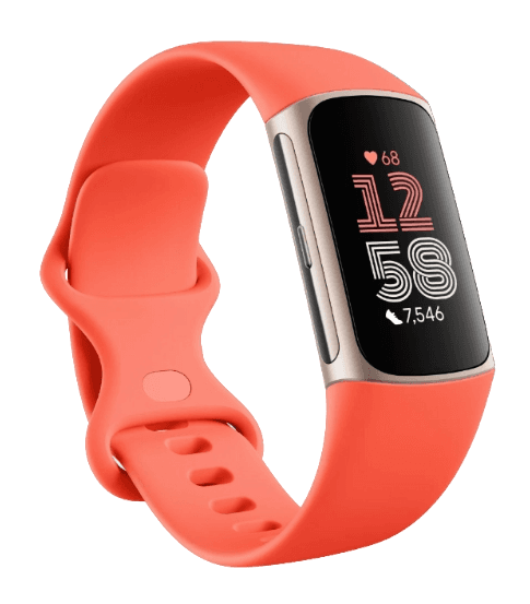Fitbit Charge 6 - Coral/Champagne Gold