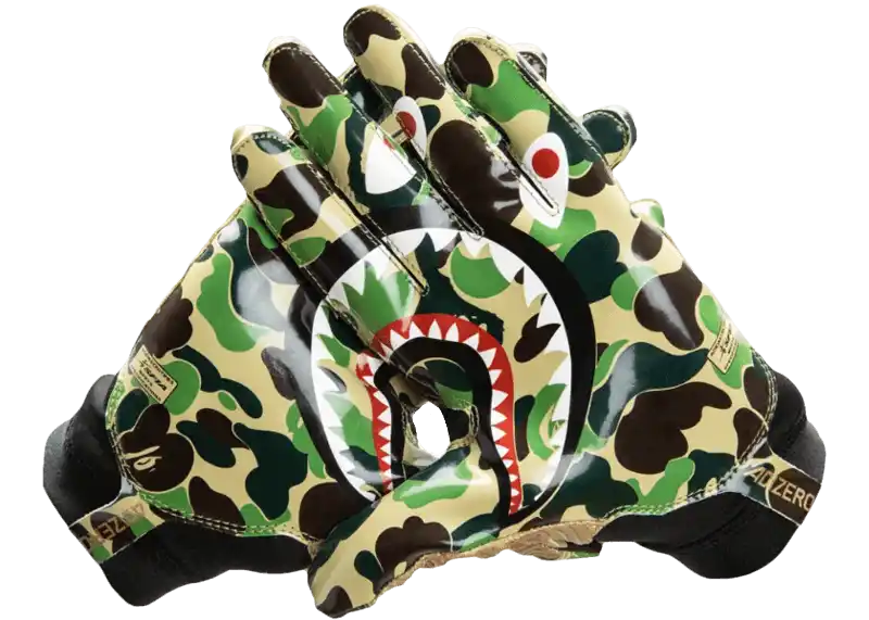BAPE x Adidas Adizero 8.0 Gloves - Green