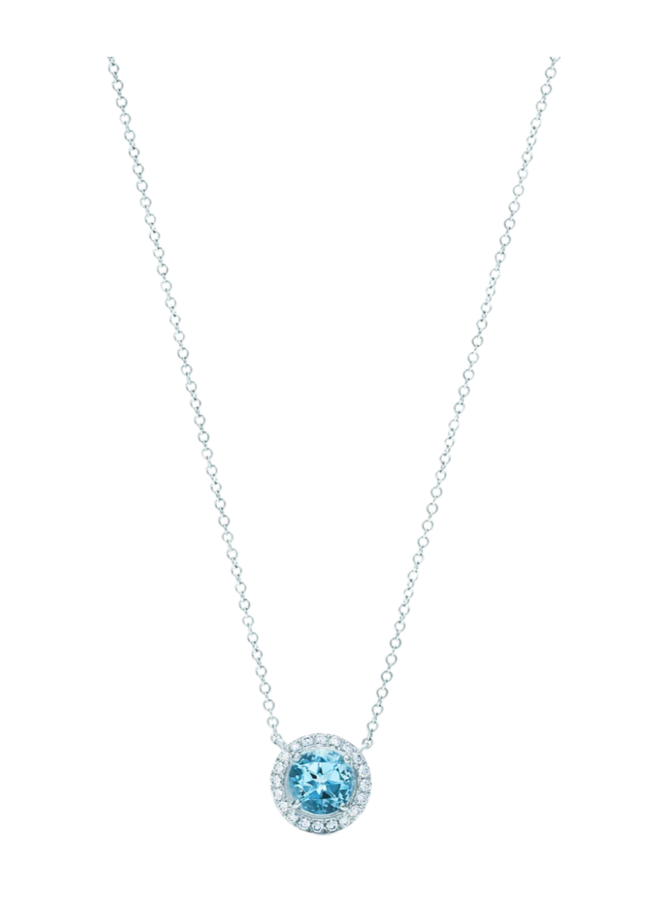 Tiffany Soleste Pendant - Aquamarine