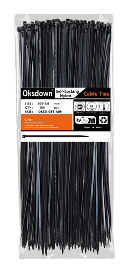 Black Plastic Cable Ties