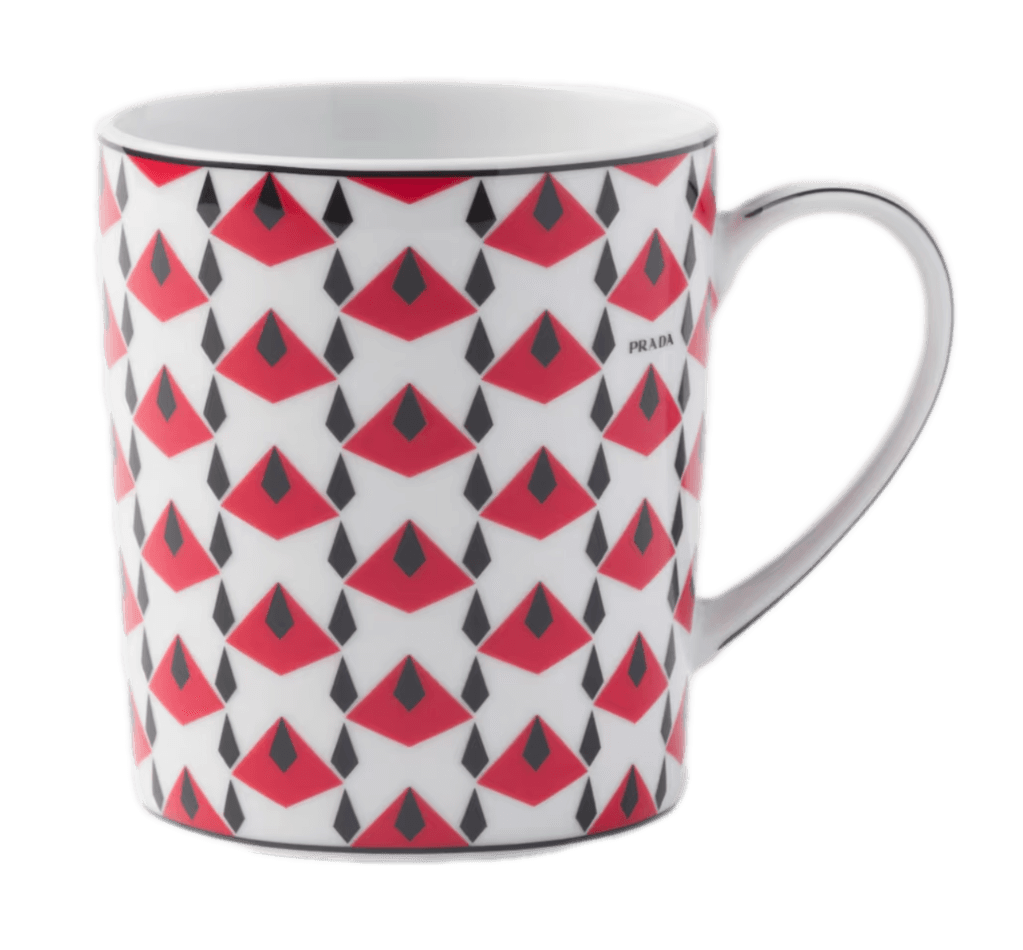 Prada Porcelain Mug - Vienna Red