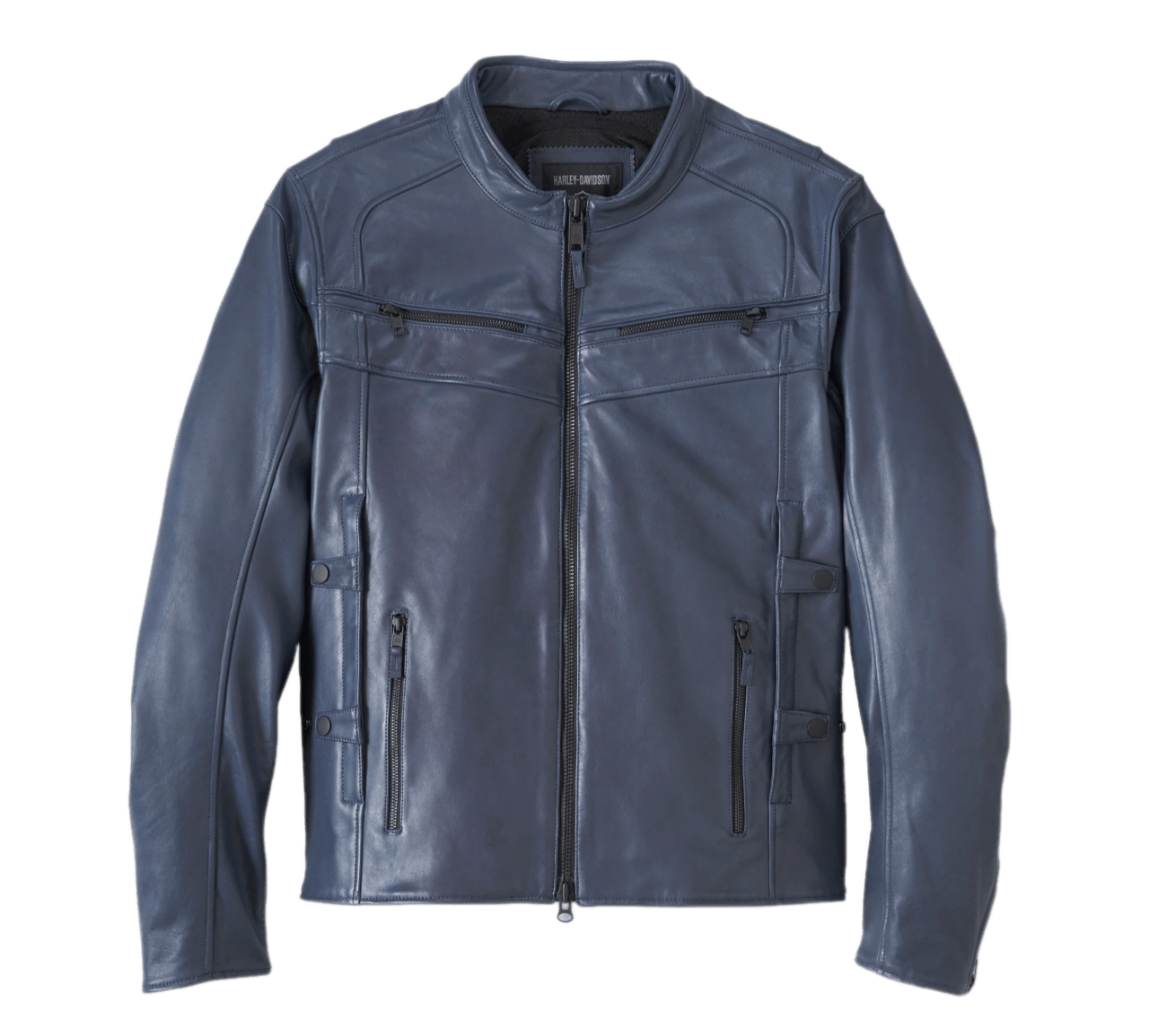 Harley-Davidson Capitol Triple Vent System 2.0 Leather Jacket - Ombre Blue