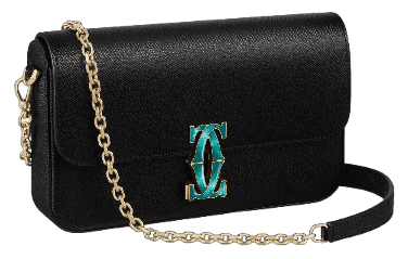 Cartier Mini Chain Bag, C De Cartier - Black