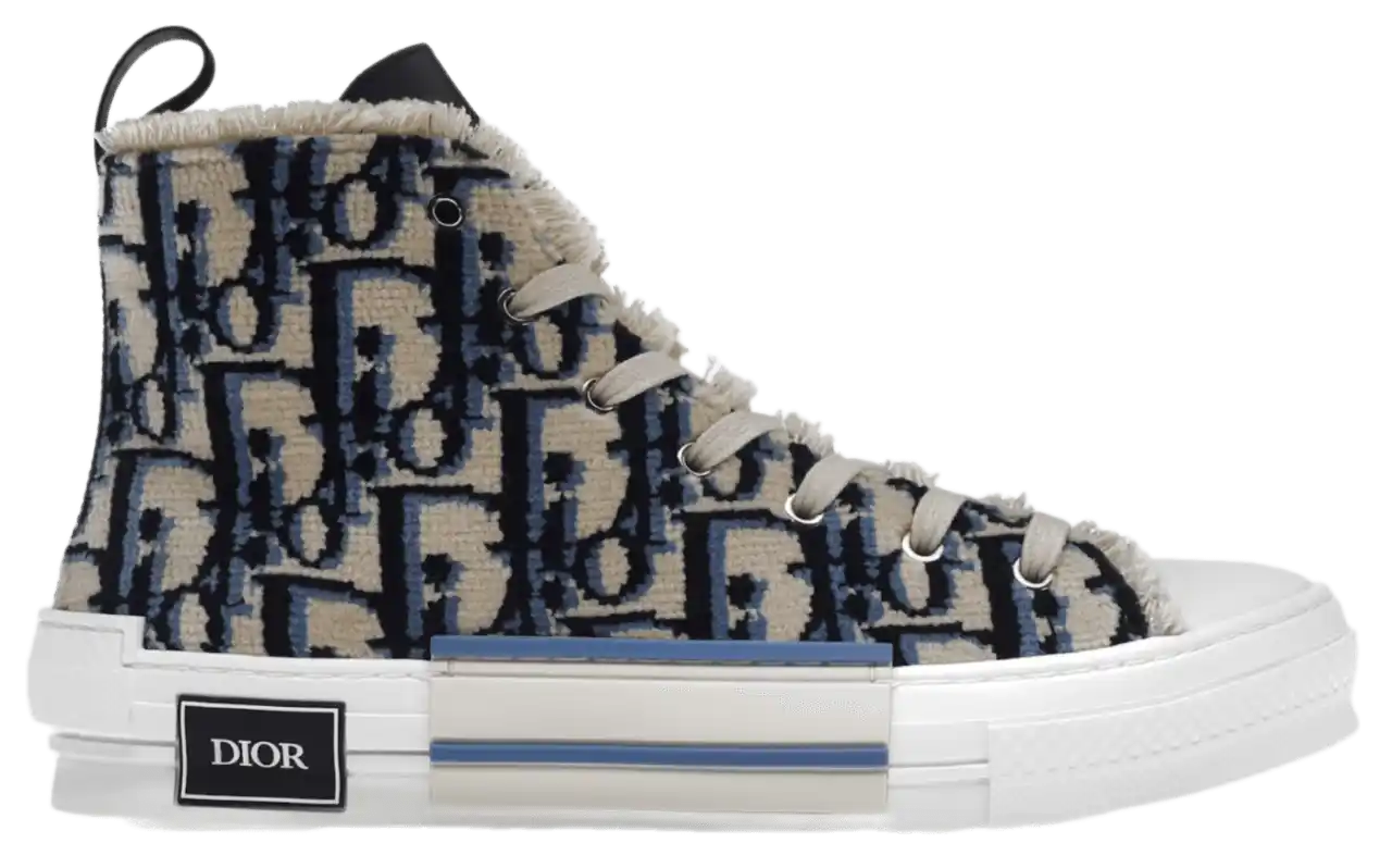 Dior B23 High - Beige Black Navy Tapestry