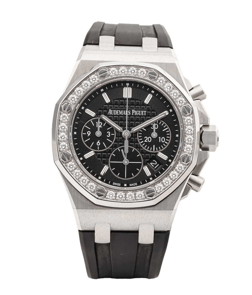 Audemars Piguet Royal Oak Offshore Black Dial - 37mm, Steel, Diamond Dial (2018)