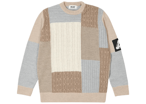 Palace Cable Patchwork Knit - Multi