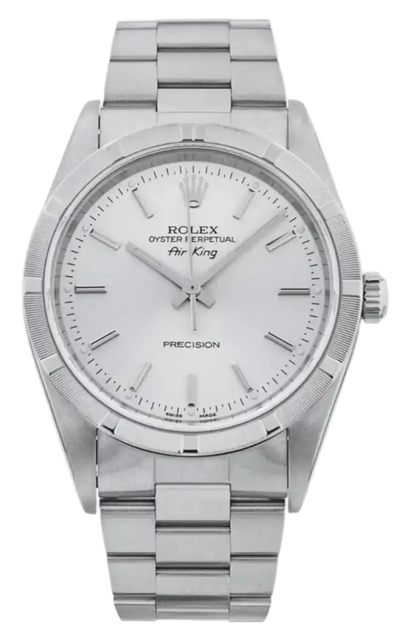 Rolex Air-King Silver Dial - 34mm, Steel (2002)