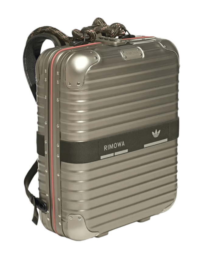 adidas NMD Rimowa Backpack Aluminium Tech Beige/Night Cargo/Active Orange
