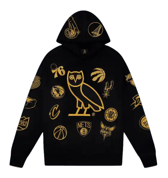 OVO NBA Team Icons OG Owl Hoodie - Black