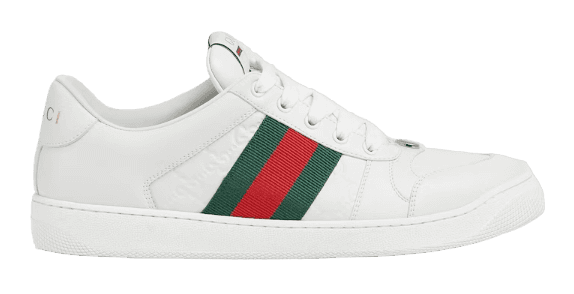 Gucci Men's Screener Sneaker - White Leather