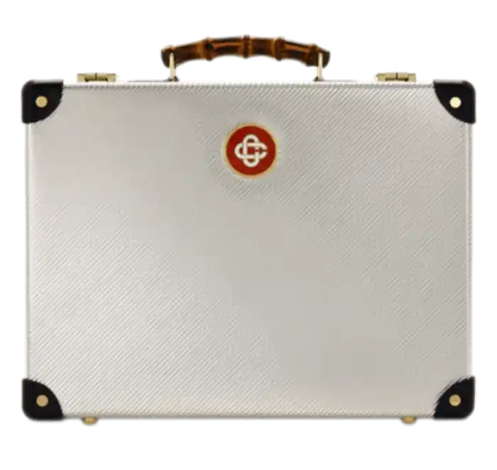 Casablanca Casa 16" Slim Attaché Case - Silver
