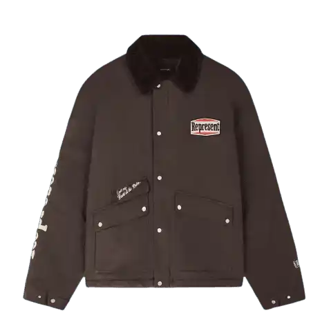 Represent Utility Carpenter Jacket - Vintage Brown