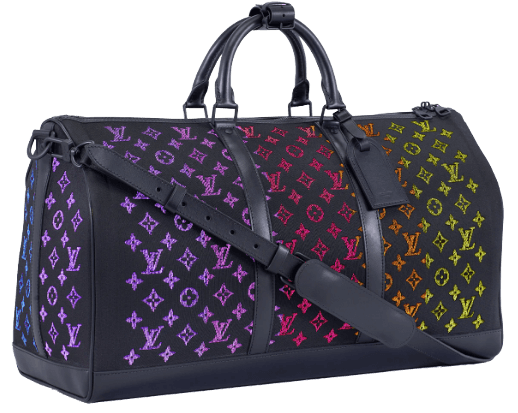 Louis Vuitton Keepall - LED Monogram 50 Black