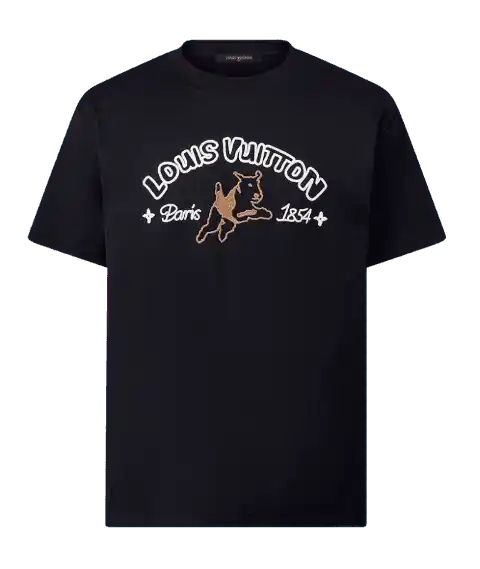 Louis Vuitton Embroidered Cotton T-Shirt
