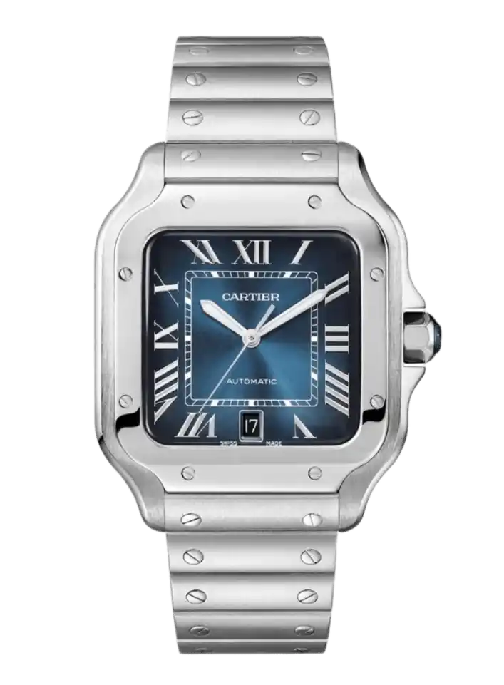 Cartier Santos De Cartier Blue Dial - 40mm, Steel (2022)