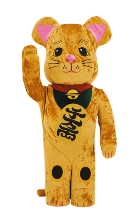 Bearbrick Lucky Cat Gold Costume Edition 1000%