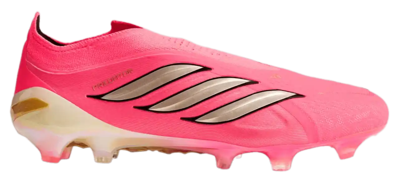 adidas Predator Elite Laceless Firm Ground Boots - Pink/Black