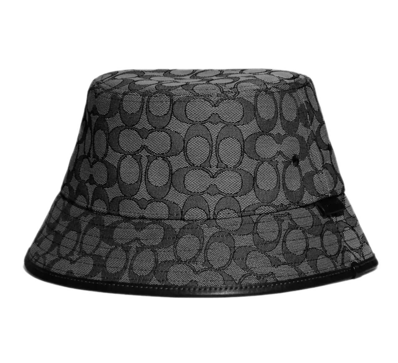 Coach Signature Jacquard Bucket Hat - Charcoal