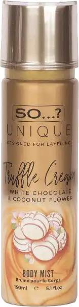 So…? Unique Womens Truffle Cream Body Mist Fragrance 150ml